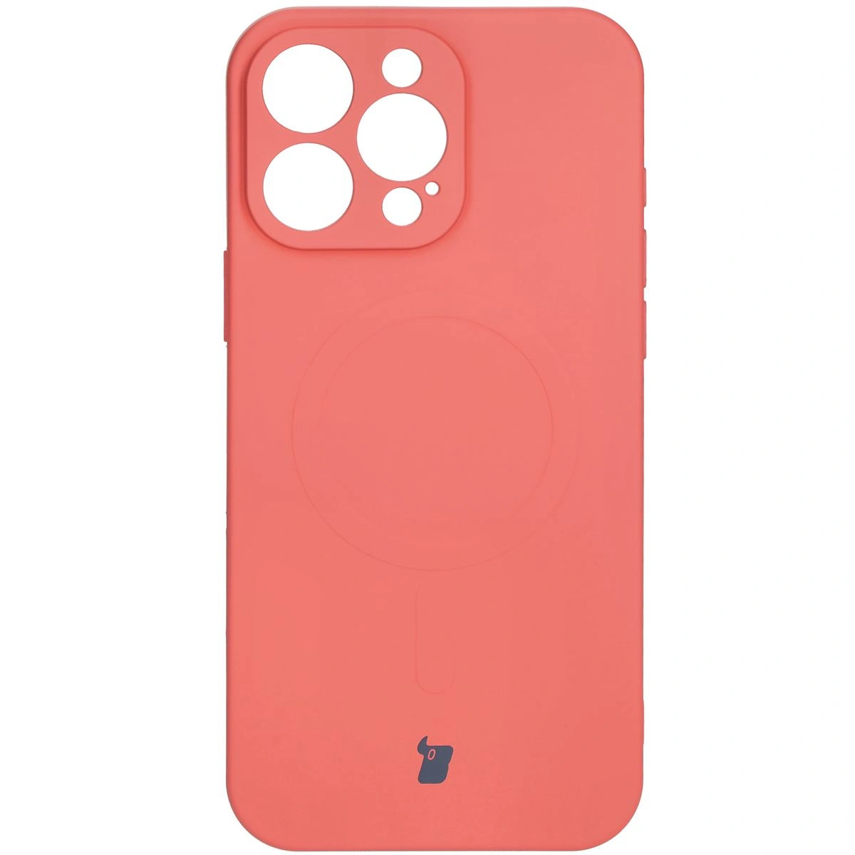 Bizon Case Silicone Magnetic Apple iPhone 16 Pro Max dirty pink