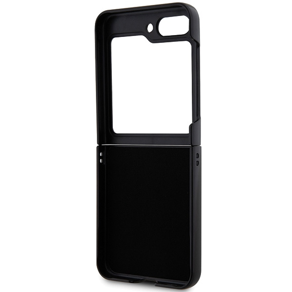 Karl Lagerfeld KLHCZF5SAKCNPK Samsung Galaxy Z Flip5 hardcase Saffiano Karl&Choupette Pin black