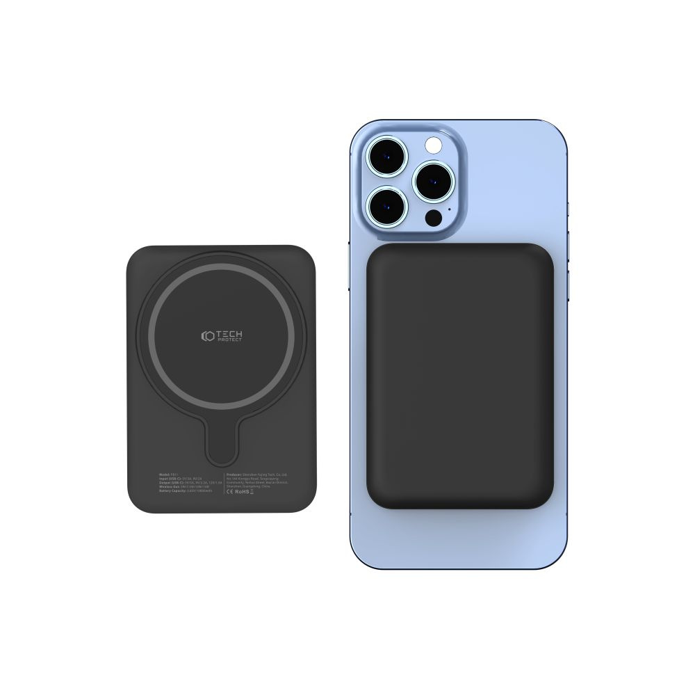 Tech-Protect PB11 Lifemag Powerbank MagSafe 10000mah Black