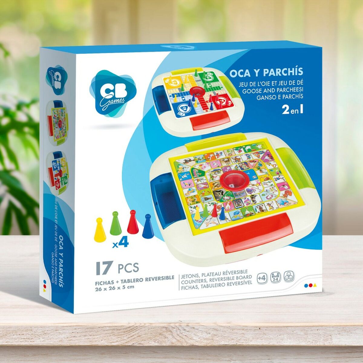 Parchís and Oca Board Colorbaby 26 x 5 x 26 cm (6 Units)