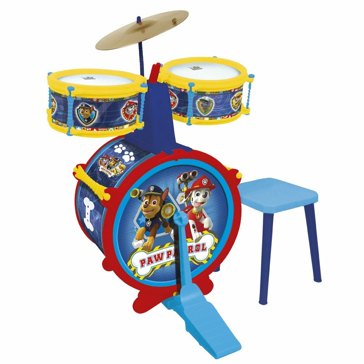 Drums The Paw Patrol 55 x 36 x 38 cm Plastic