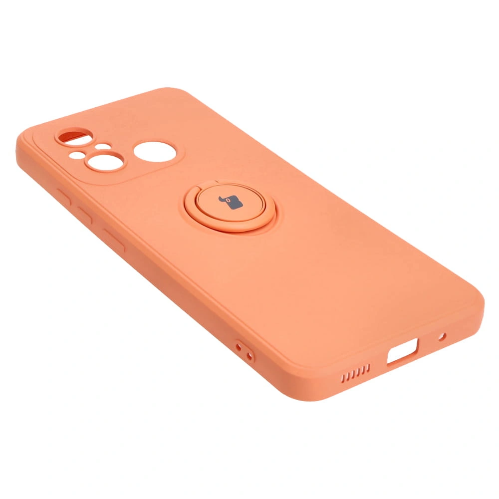 Bizon Case Silicone Ring Sq Xiaomi Redmi 12C orange