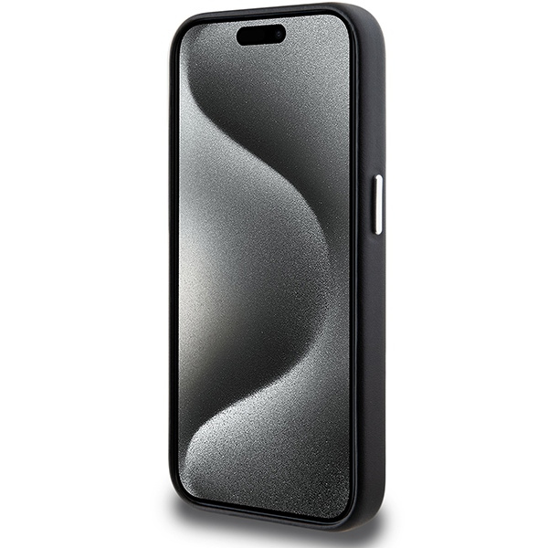 BMW BMHMP15L23PUFWK Apple iPhone 15 Pro Signature Wrapped Metal MagSafe black