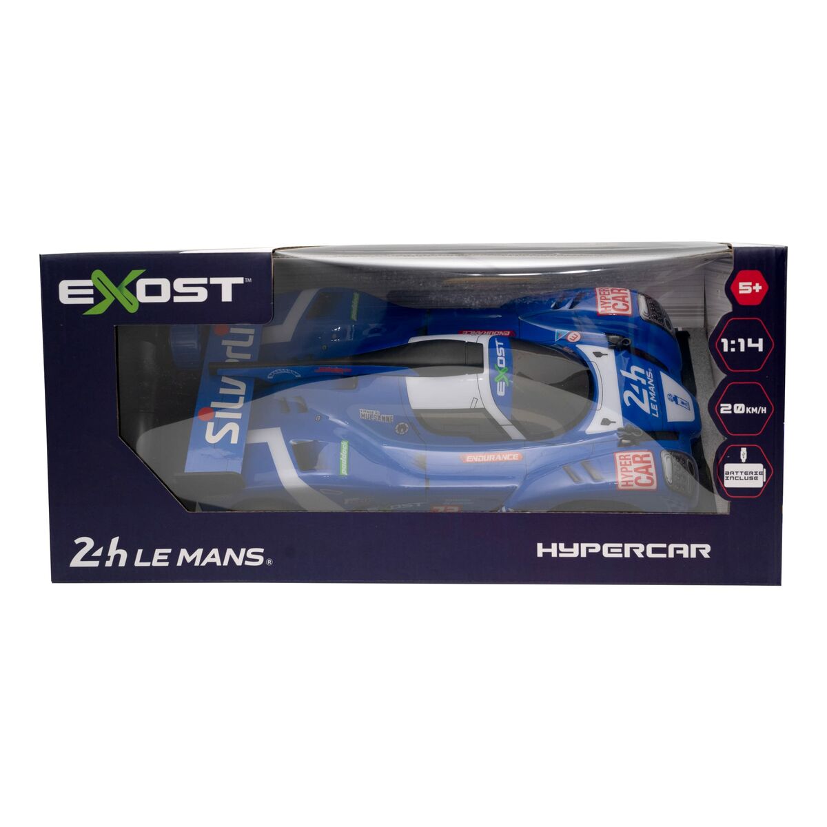 Remote-Controlled Car Exost 24h Le Mans 1:14 Blue Remote-Controlled Car Exost 24h Le Mans 1:14 Blue
