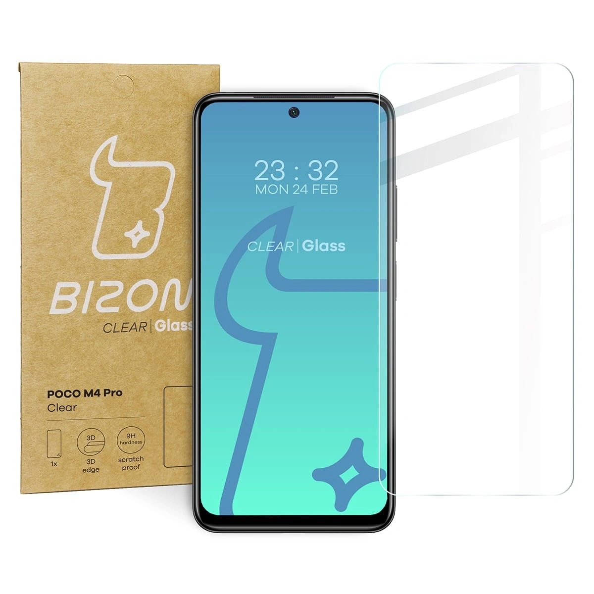 Bizon Glass Clear Xiaomi Poco M4 Pro