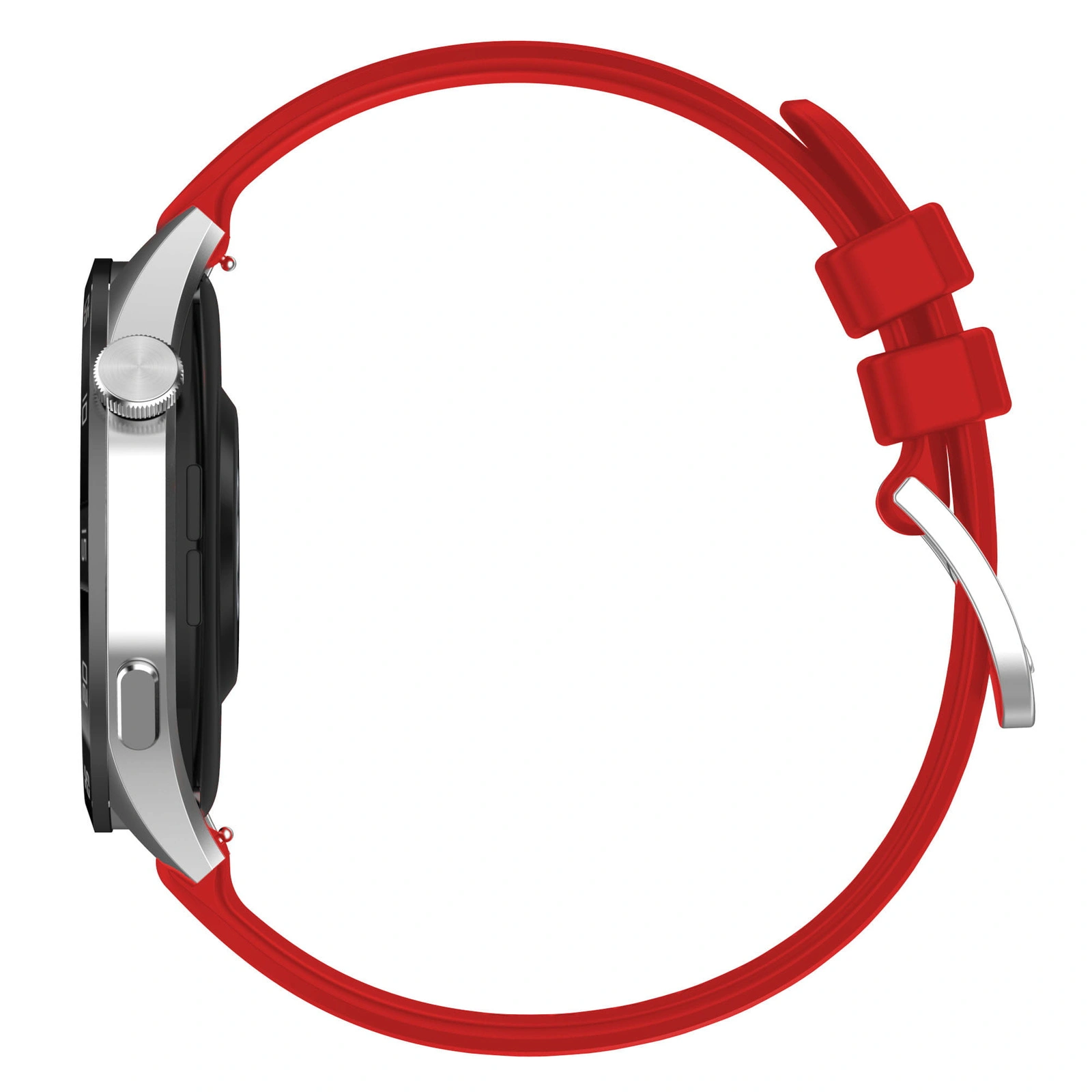 Bizon Strap Watch Silicone Pro Huawei Watch GT 5 Pro 42mm/GT 5 41mm/GT 4 41mm red