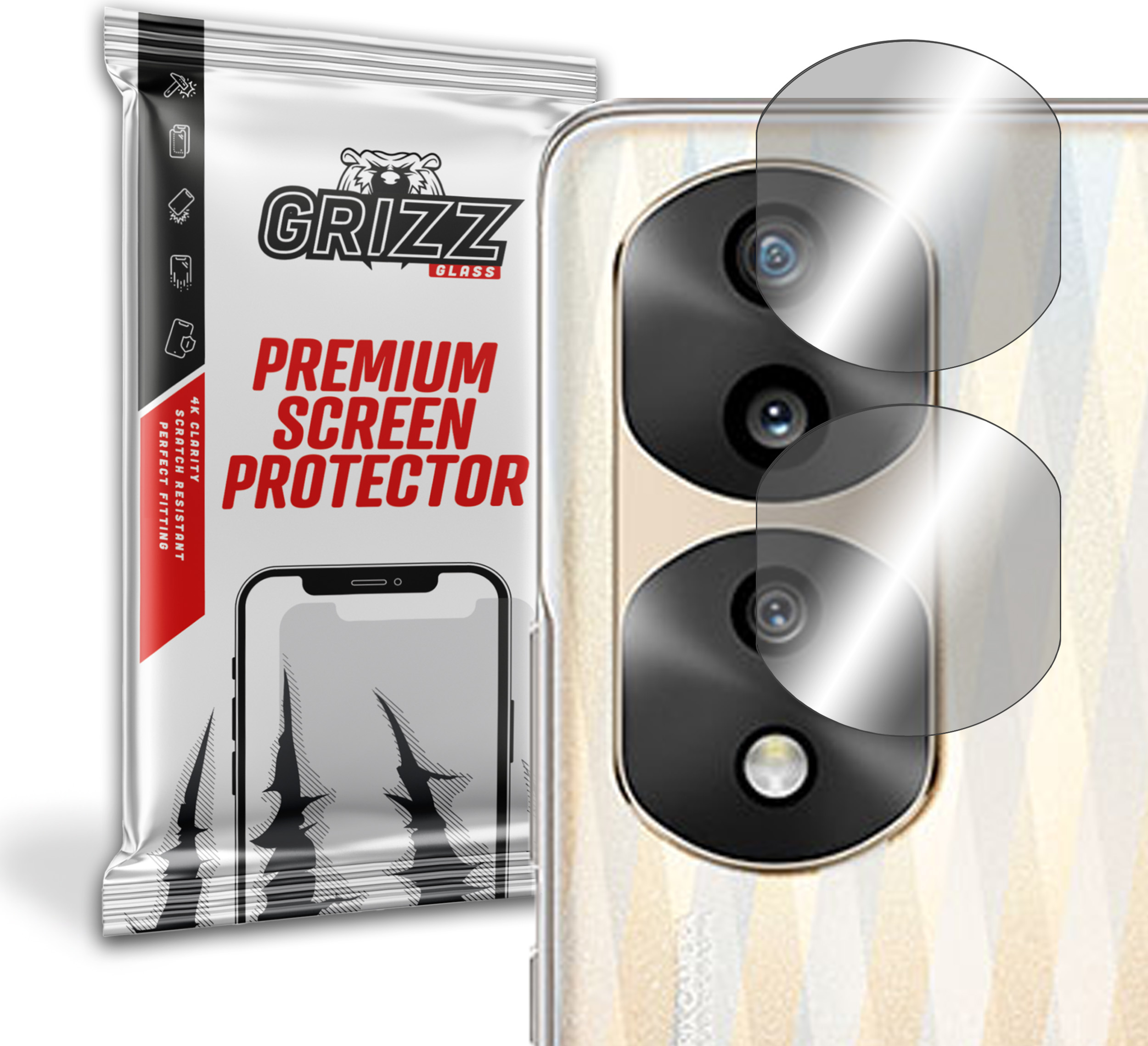 GrizzGlass HybridGlass Camera Honor 70 Pro