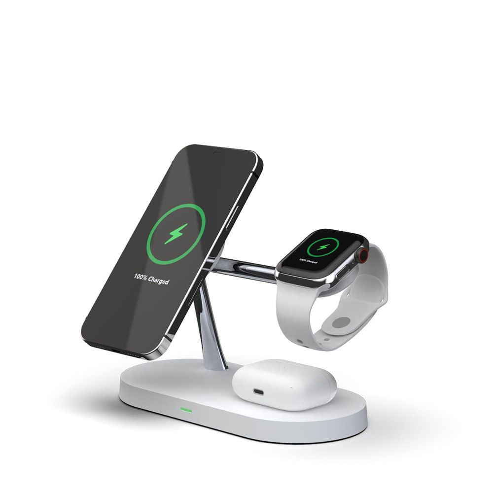 Tech-protect A12 3in1 Magnetic Magsafe Wireless Charger White