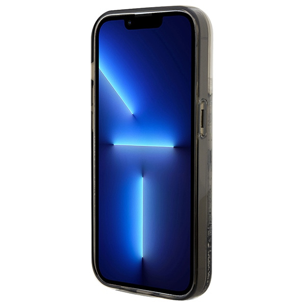 Karl Lagerfeld KLHCP14LLKCNSK Apple iPhone 14 Pro hardcase Liquid Glitter Choupette transparent