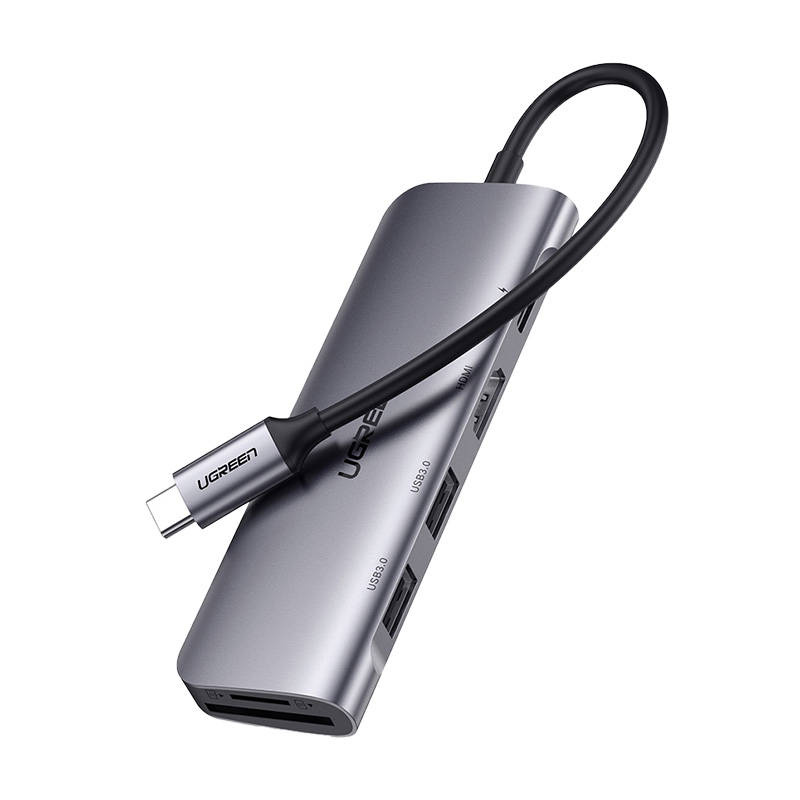 UGREEN CM195 hub USB-C to HDMI, 2xUSB-A 3.0, SD/TF, PD