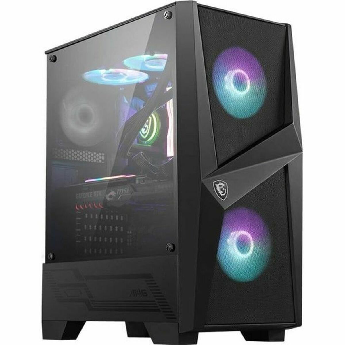 Semi Wieża ATX MSI Mag Forge 100m Czarny