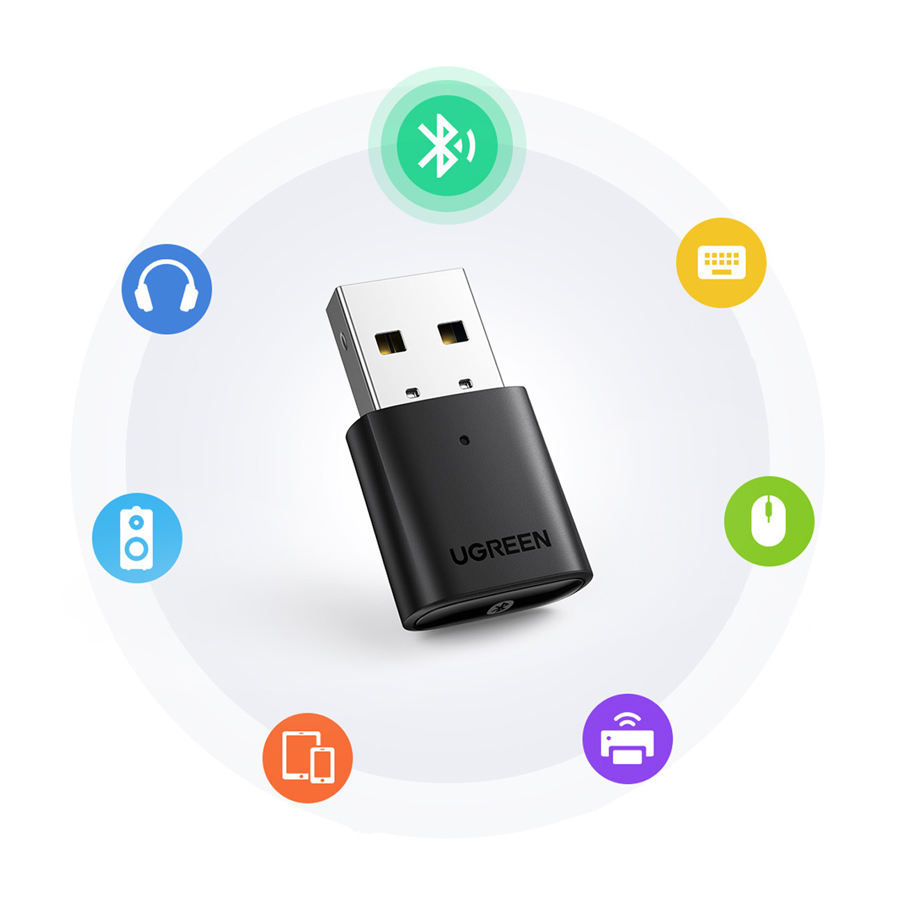 UGREEN CM390 Adapter Bluetooth 5.0 USB-A black