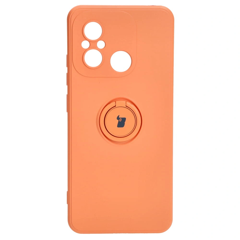 Bizon Case Silicone Ring Sq Xiaomi Redmi 12C orange