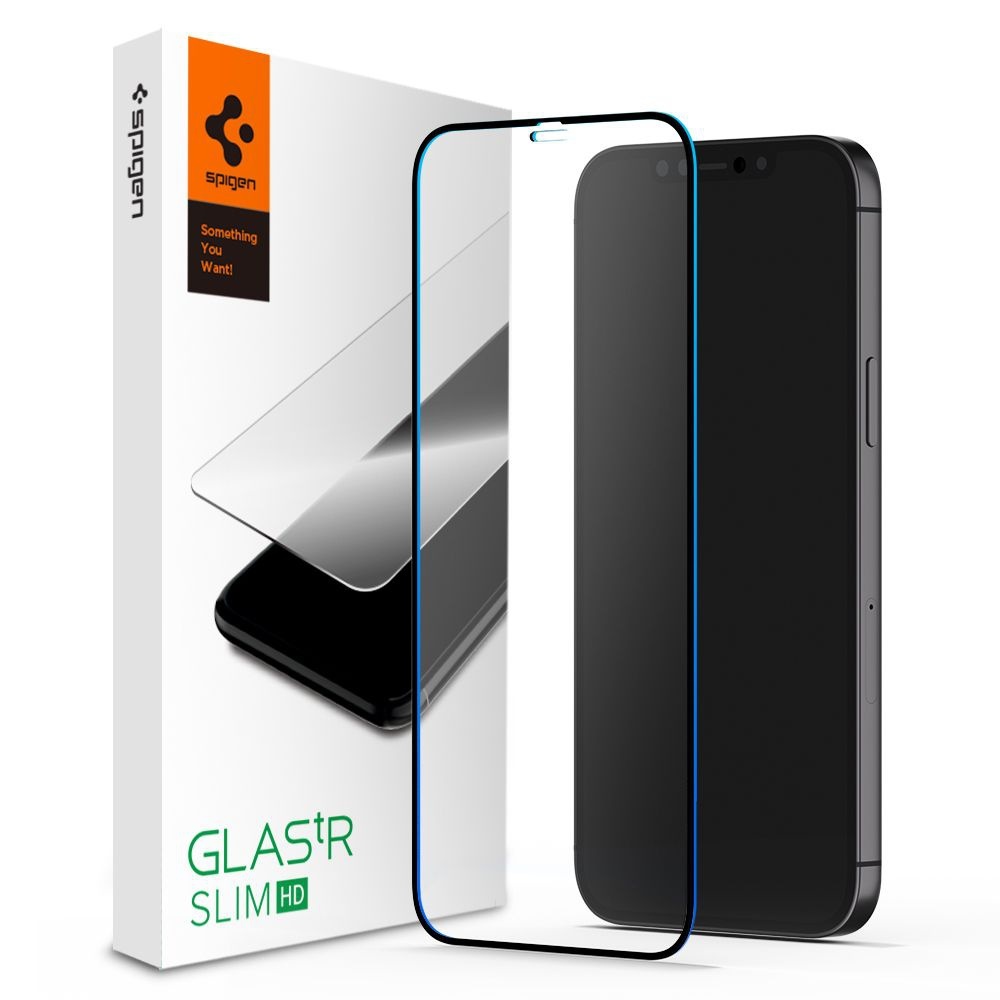 Spigen GLAS.tR Slim Apple iPhone 12 Pro Max Black