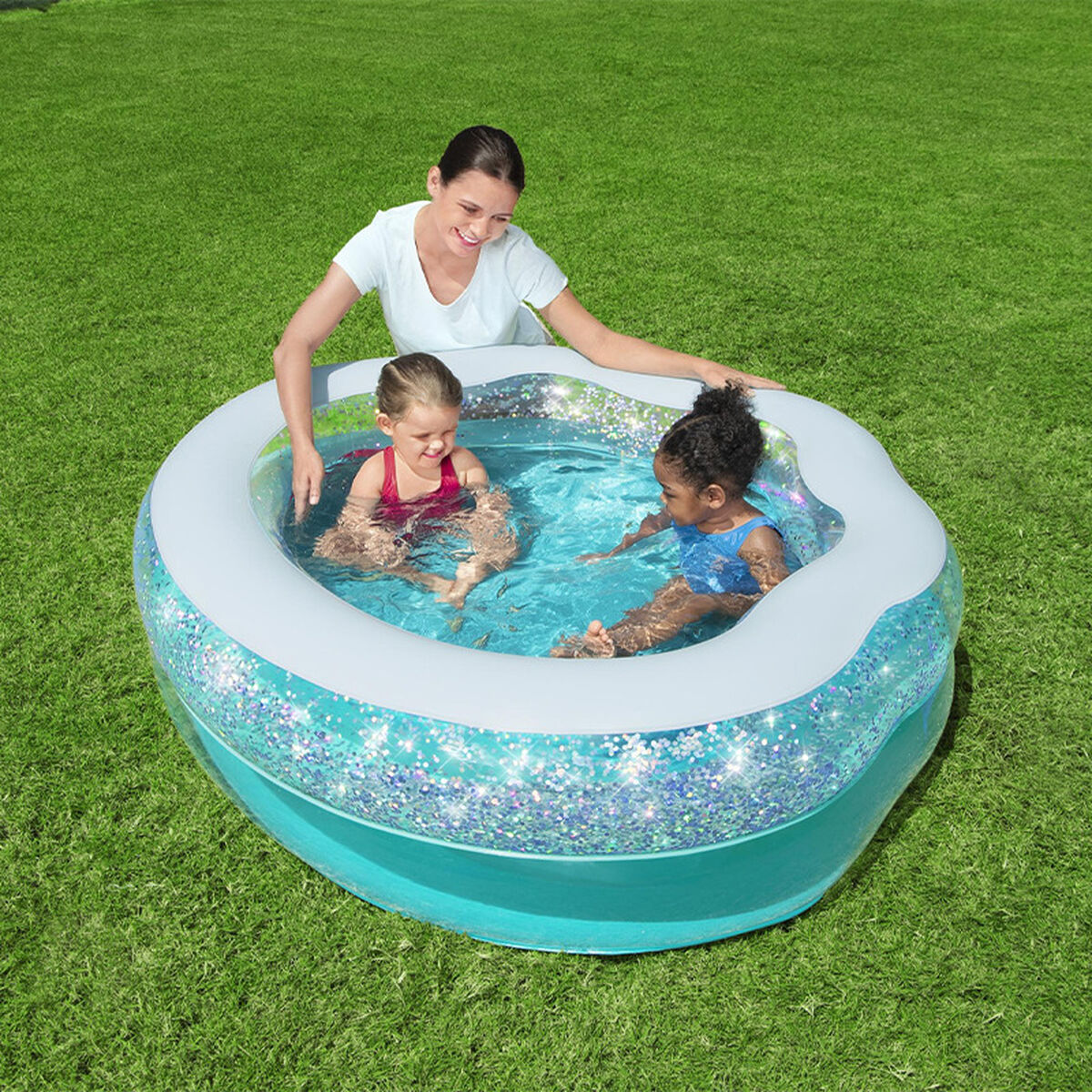 Inflatable Paddling Pool for Children Bestway 150 x 125 x 43 cm