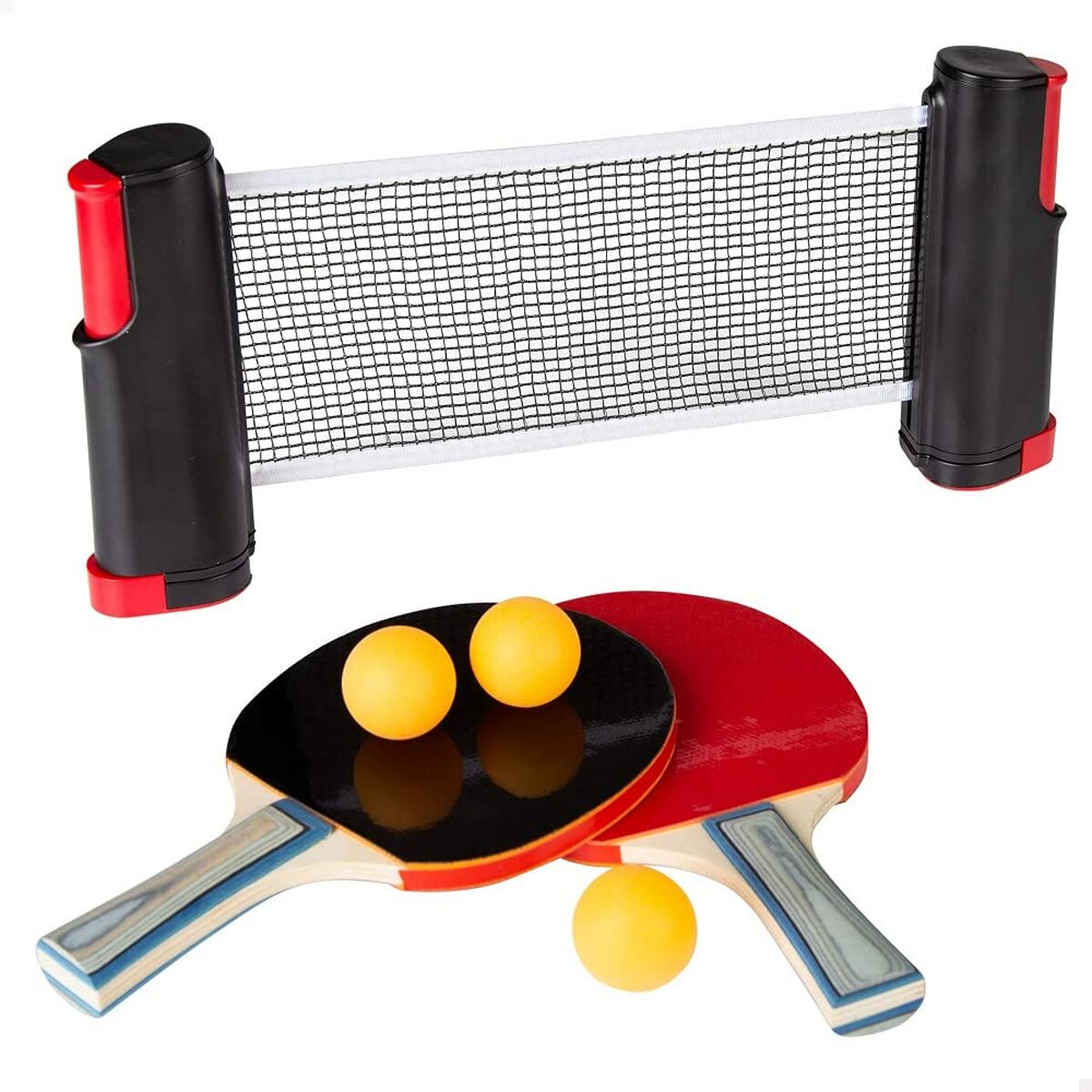 Ping Pong Set with Net Colorbaby Retractable