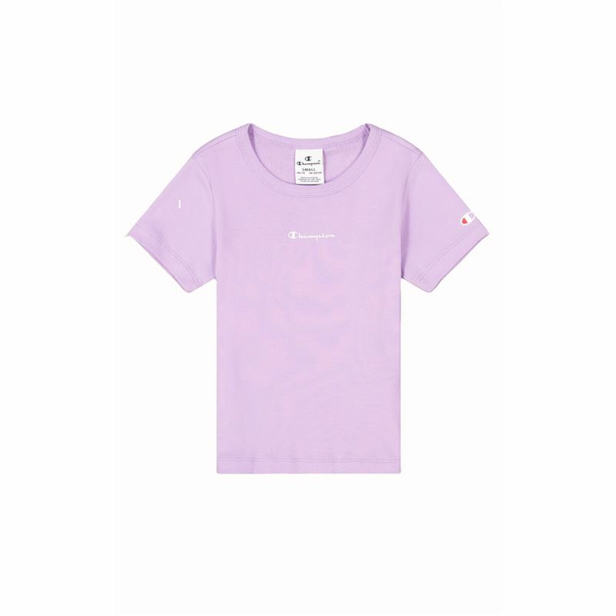 Child's Short Sleeve T-Shirt Champion Crewneck Lavendar