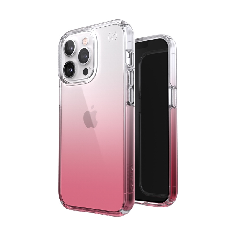 Speck Presidio Perfect-Clear Ombre MICROBAN Apple iPhone 13 Pro (Clear/Vintage Rose)