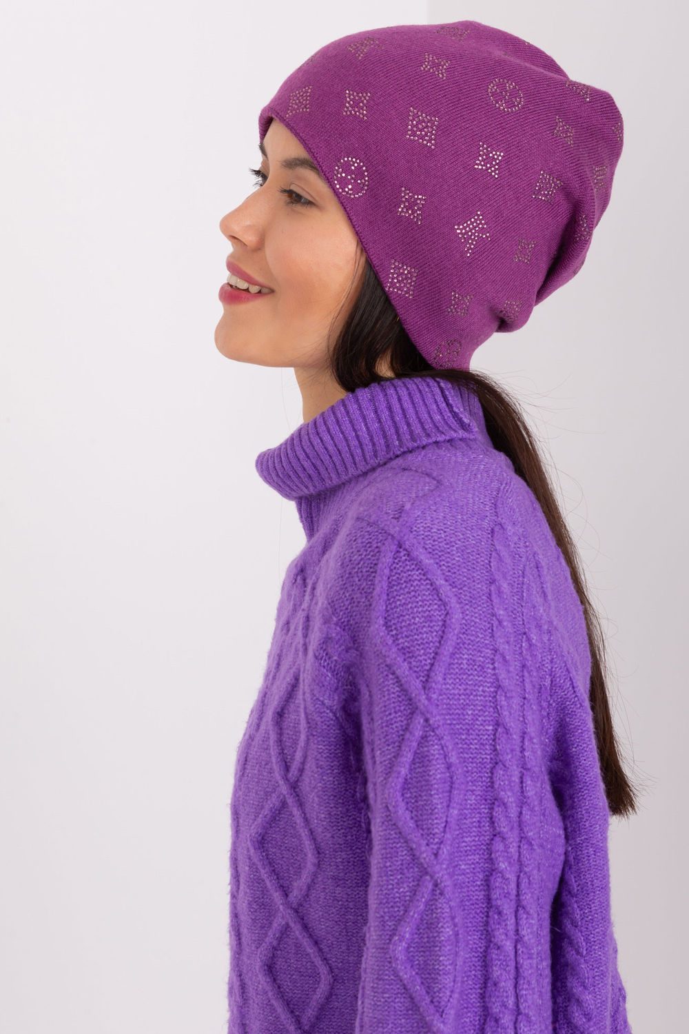   Czapka Model AT-CZ-2325.86 Violet - AT  violet