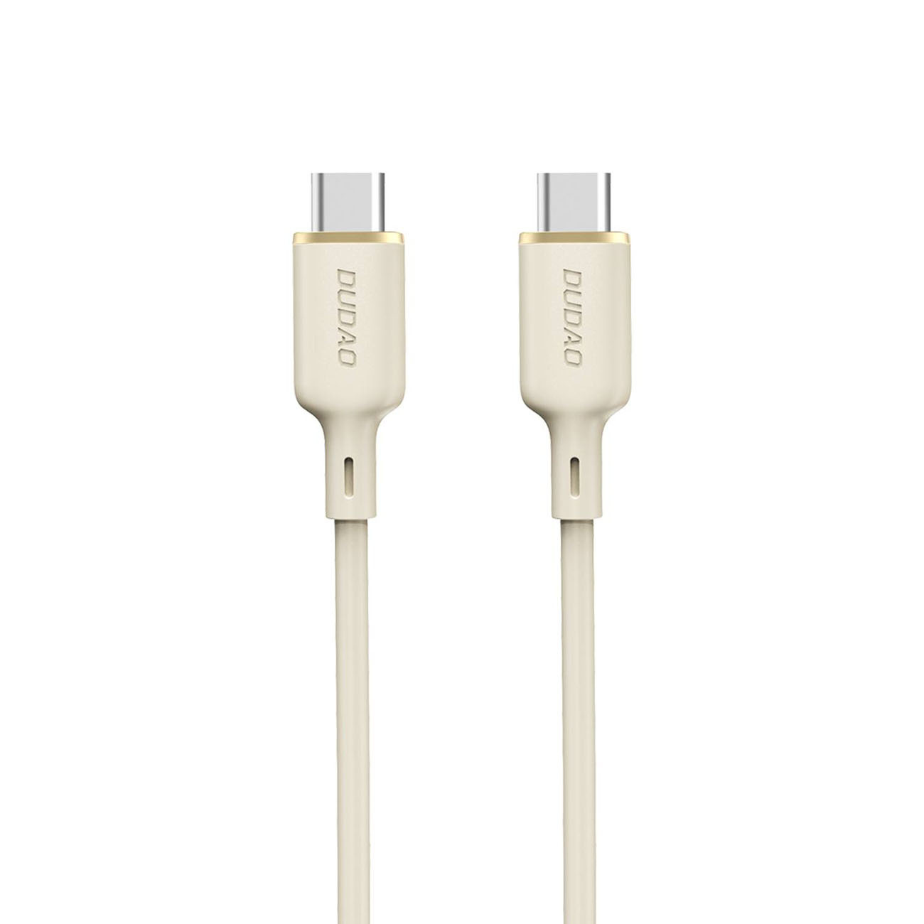 Dudao L7SCC cable USB-C / USB-C 100W 1m beige