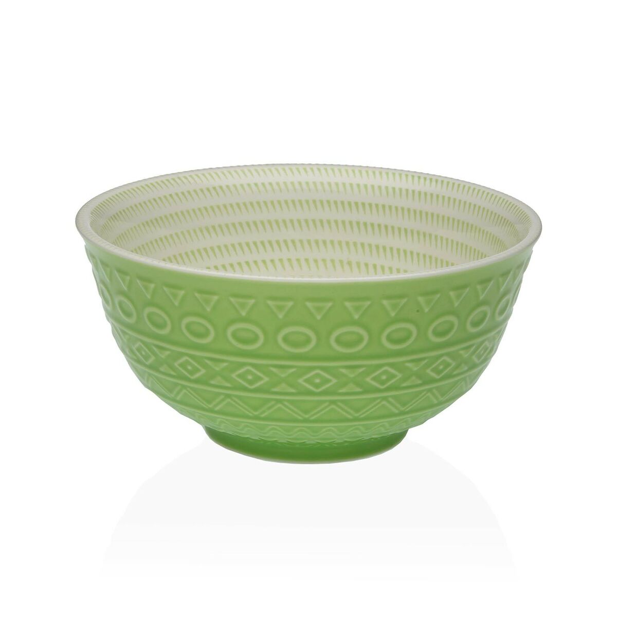 Snack Bowl Versa Green Ceramic Porcelain 16 x 7,7 x 16 cm