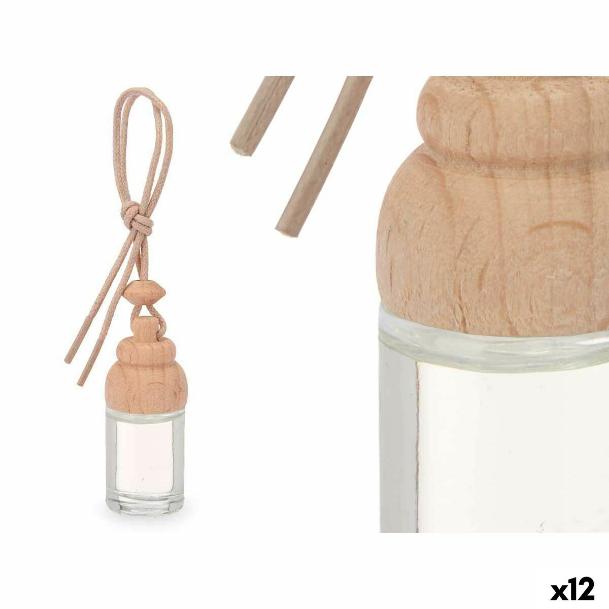Bamboo toothpicks Acorde 3-G-AR Glass Fragrance Cotton 8 ml (12 Units)