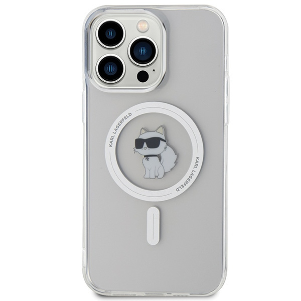 Karl Lagerfeld KLHMP15XHFCCNOT Apple iPhone 15 Pro Max hardcase IML Choupette MagSafe transparent