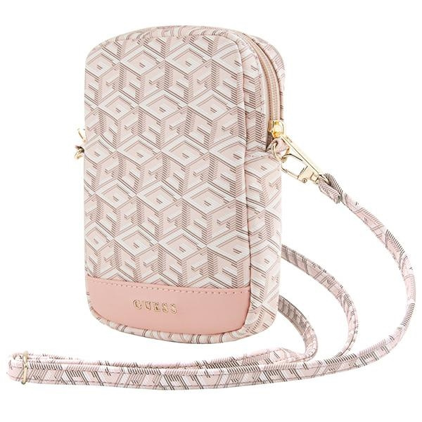 Guess GUWBZPGCSPGP Zip GCube Bottom Stripe pink