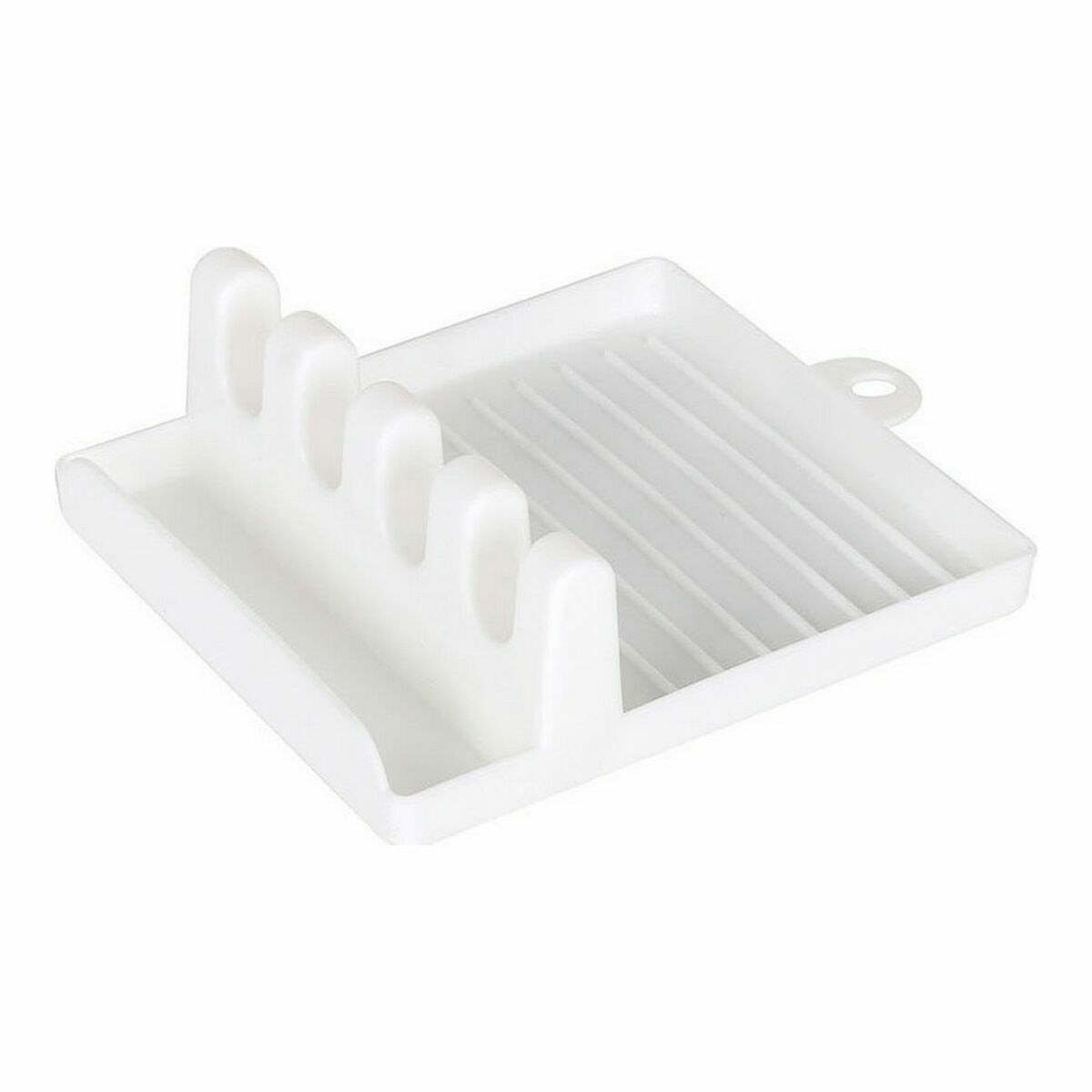 Kitchen Utensils Stand Quttin White 14 x 12,5 cm (48 Units)