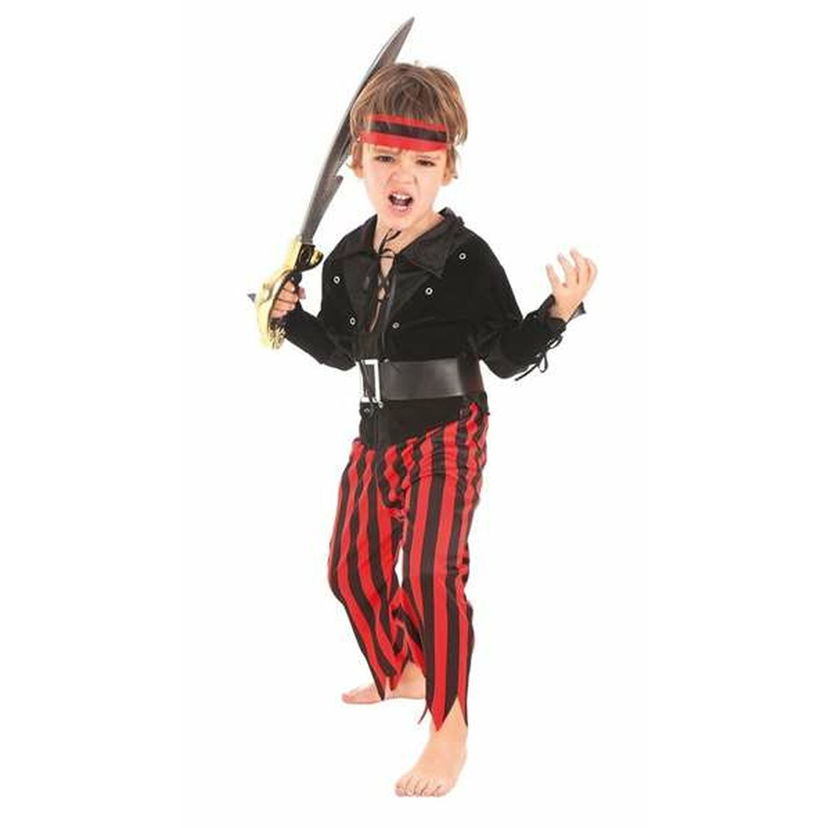 Costume for Children Red Pirate