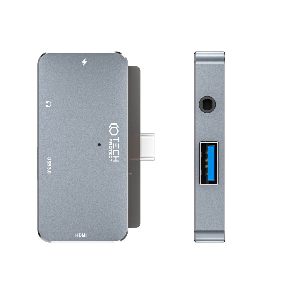 Tech-protect V6 hub 4in1 Grey
