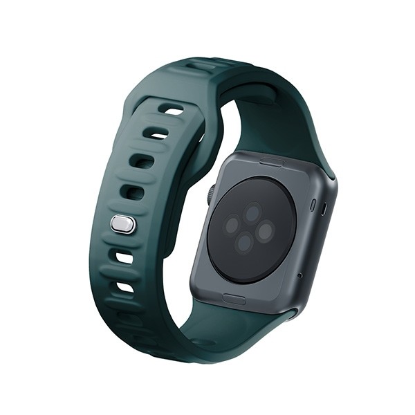 3MK Silicone Watch Strap Apple Watch 4/5/6/7/SE/8/9 40/41mm evergreen