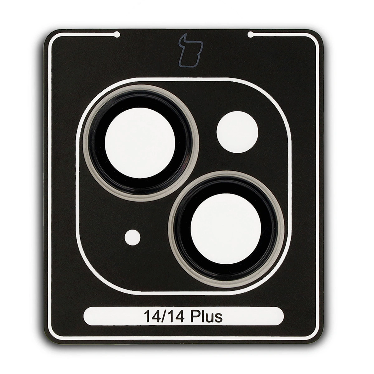 Bizon Glass Snap Lens Apple iPhone 14 / 14 Plus black frame