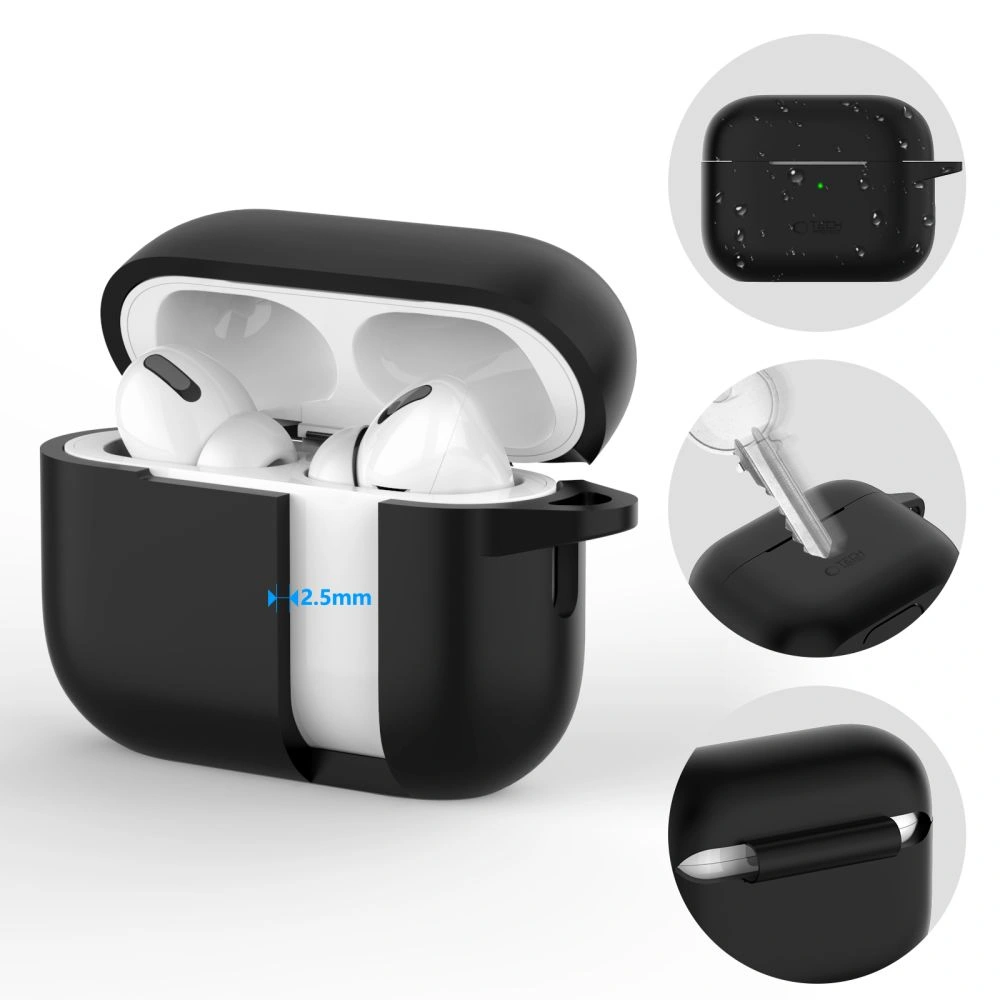 Case Tech-Protect Silicone Hook Apple Airpods Pro 1 / 2 Neon Orange