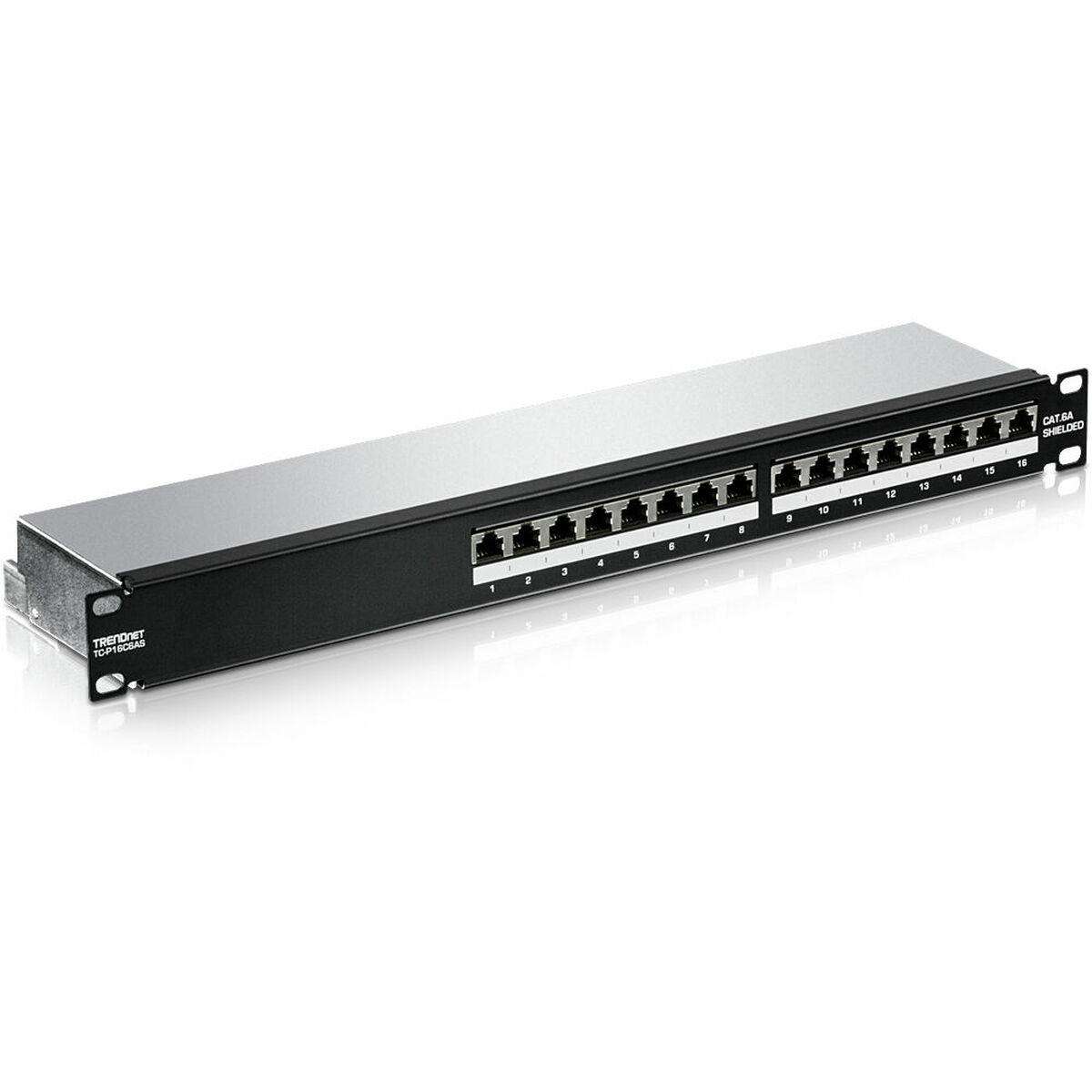 PatchPanel 16 Portów UTP Kategoria 6 Trendnet TC-P16C6AS          