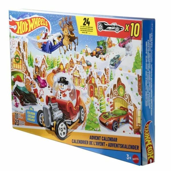 Advent Calendar Hot Wheels Metal Plastic Sports Advent Calendar Hot Wheels Metal Plastic Sports
