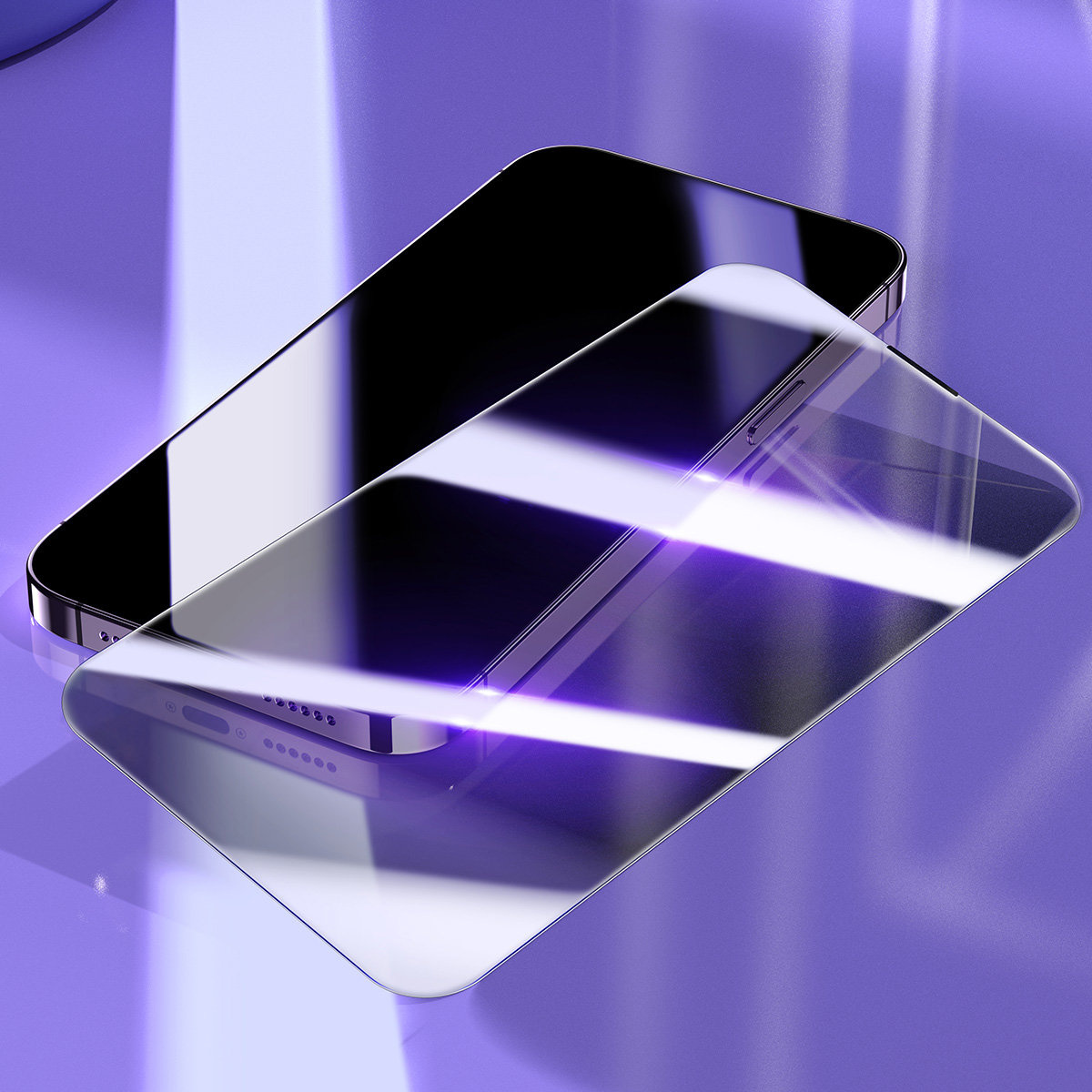 Baseus Privacy 0.3mm Glass Apple iPhone 14 Pro + mounting frame