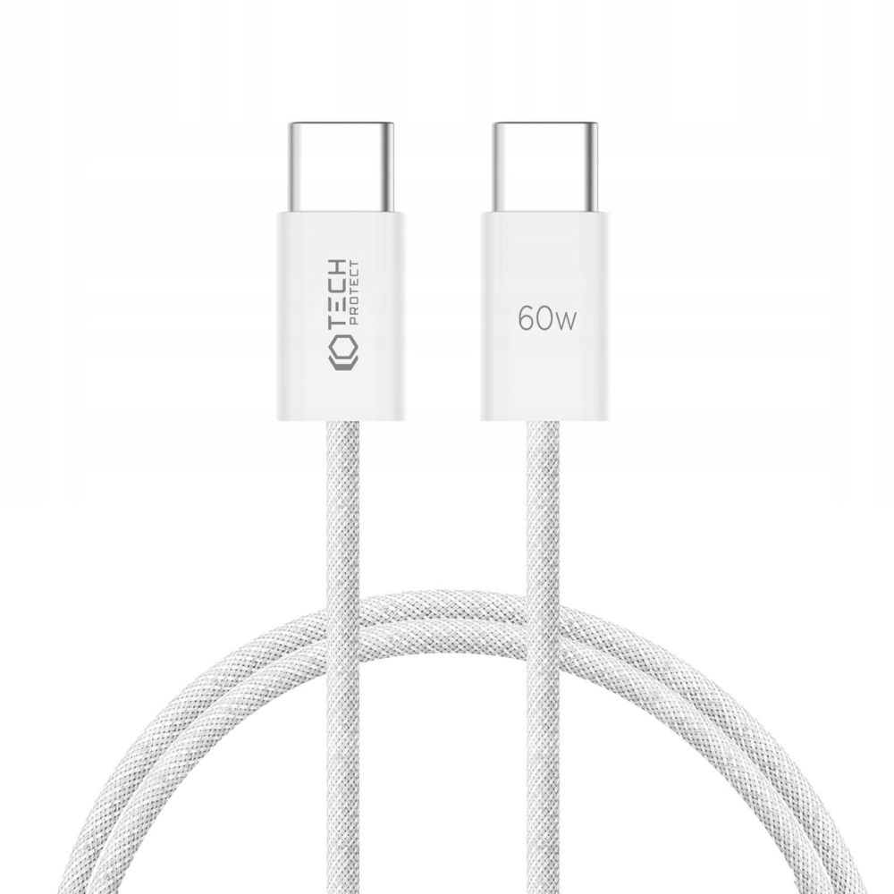 Tech-Protect Ultraboost Classic cable USB-C / USB-C PD 60W 3A 100cm White
