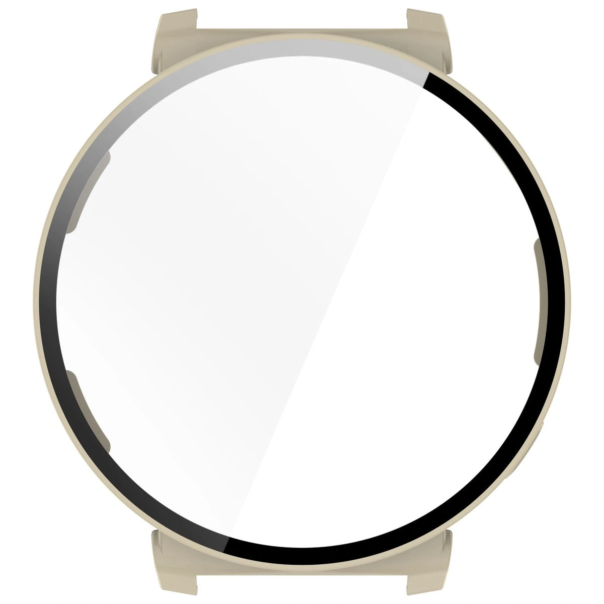 Bizon Case+Glass Watch Huawei Watch GT 5 Pro 42 mm beige