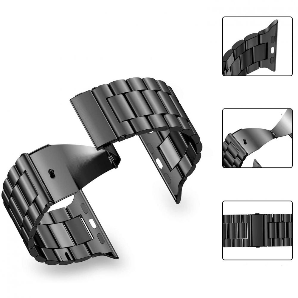 Tech-protect Stainless Apple Watch SE/6/5/4 42/44mm Black