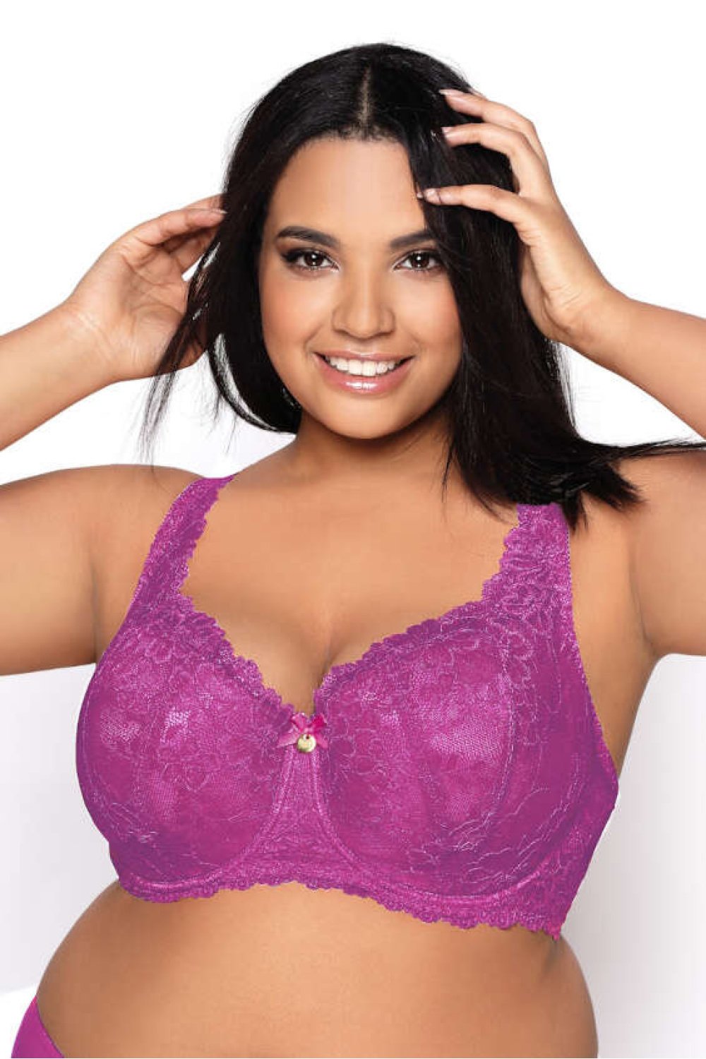  Padded bra model 204159 Mat  violet