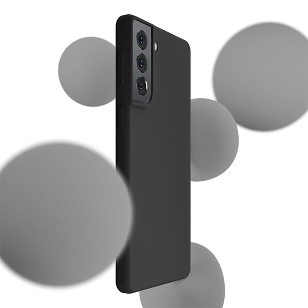 Case 3MK Silicone Case Samsung Galaxy S22 black/black