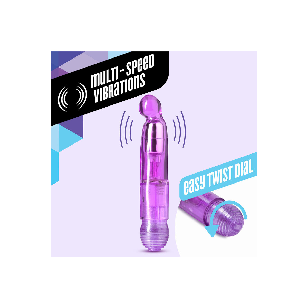 Vibrator Blush Naturally Yours Purple Vibrator Blush Naturally Yours Purple