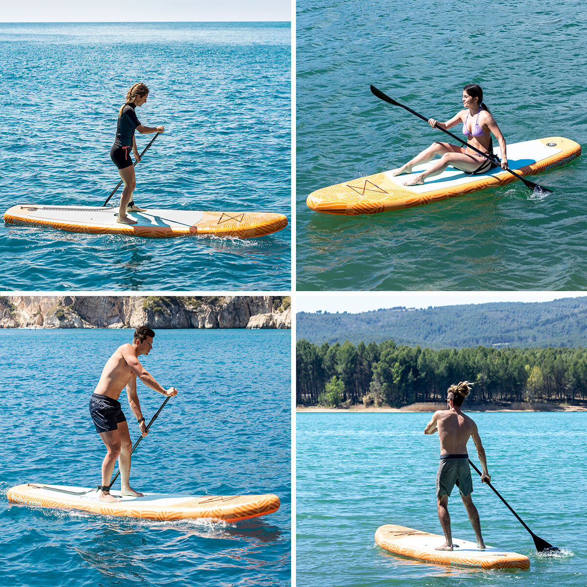 2 in 1 Aufblasbares Paddel-Board mit Sitz und Zubehör Siros InnovaGoods 10'5" 320 cm 2 in 1 Aufblasbares Paddel-Board mit Sitz und Zubehör Siros InnovaGoods 10'5" 320 cm