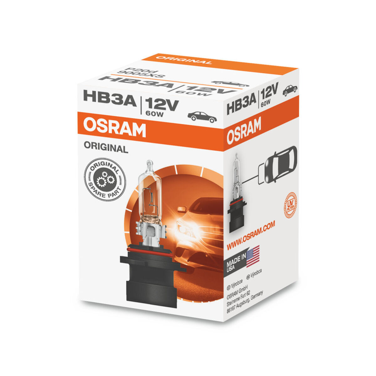 Car Bulb Osram OS9005XS P20D 1860 Lm 12 V 73 W HB3A