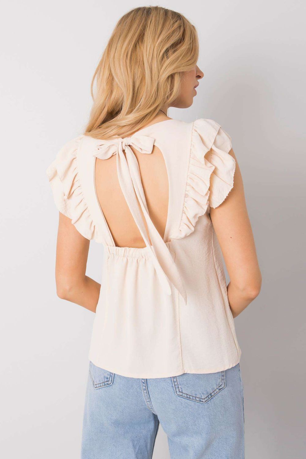  Blouse model 167257 Och Bella  beige