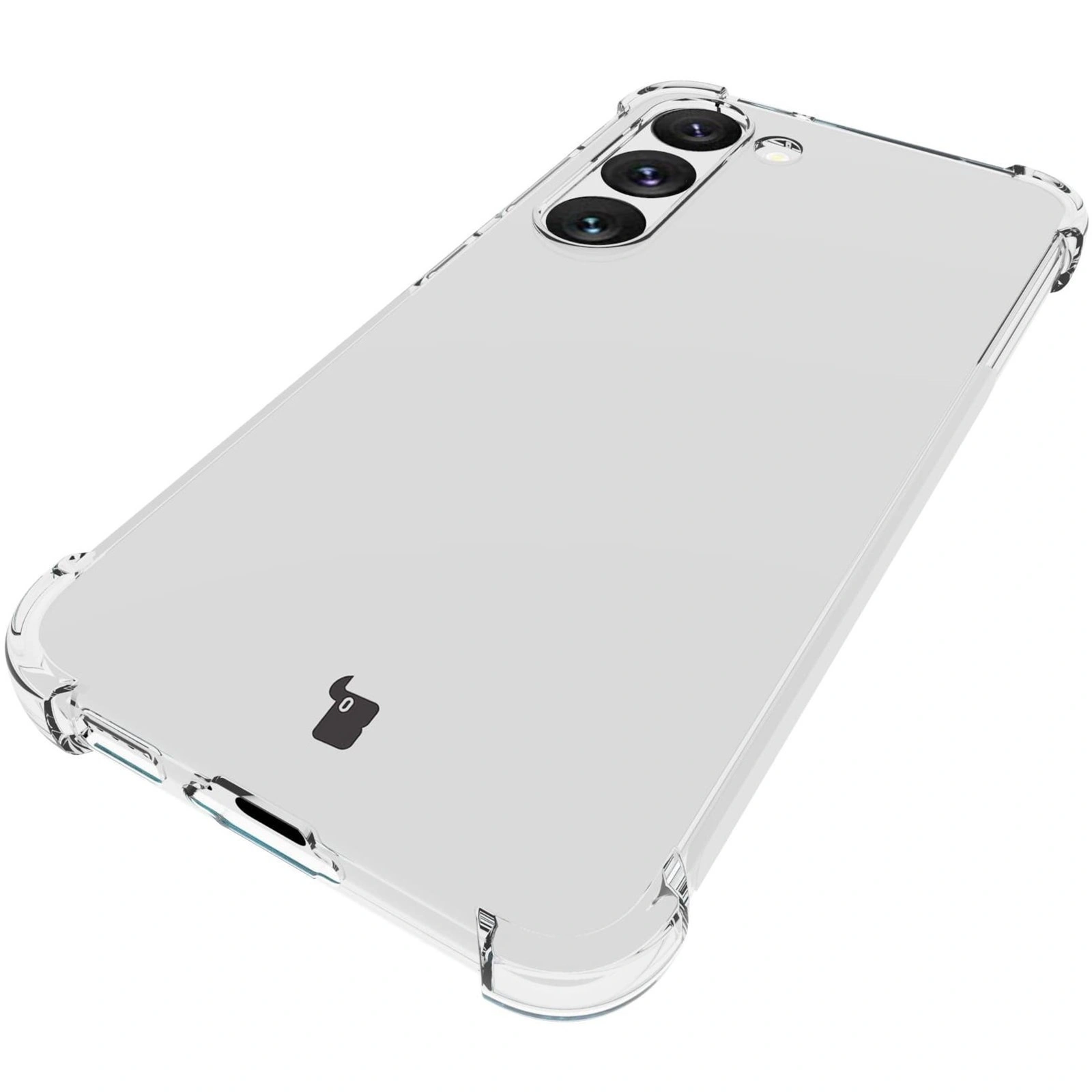 Bizon Case Clear Pack case + 2x screen glass + lens glass Samsung Galaxy S23 clear
