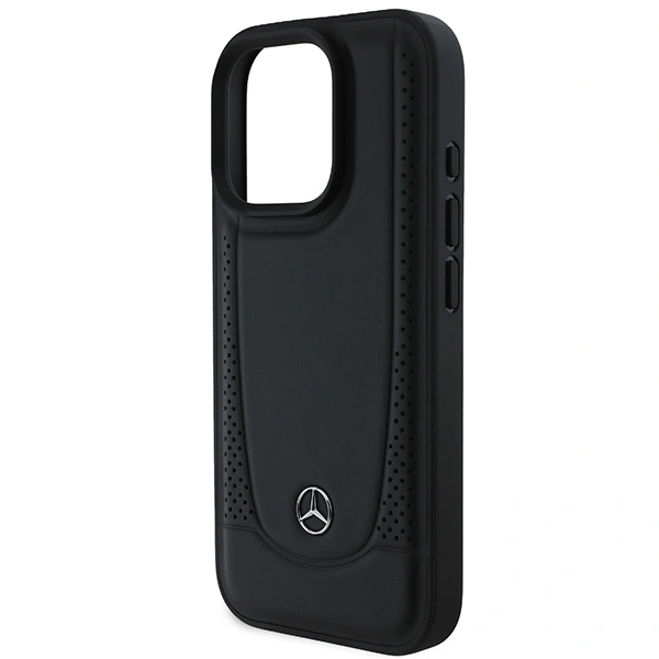 Mercedes MEHCP16LARMBK Apple iPhone 16 Pro hardcase Leather Urban black