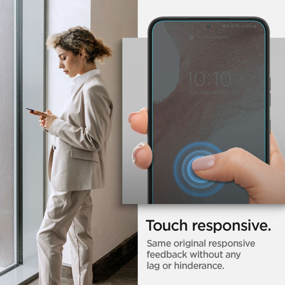 Szkło hartowane Spigen GLAS.tR ez Fit Samsung Galaxy S22 [2 PACK]