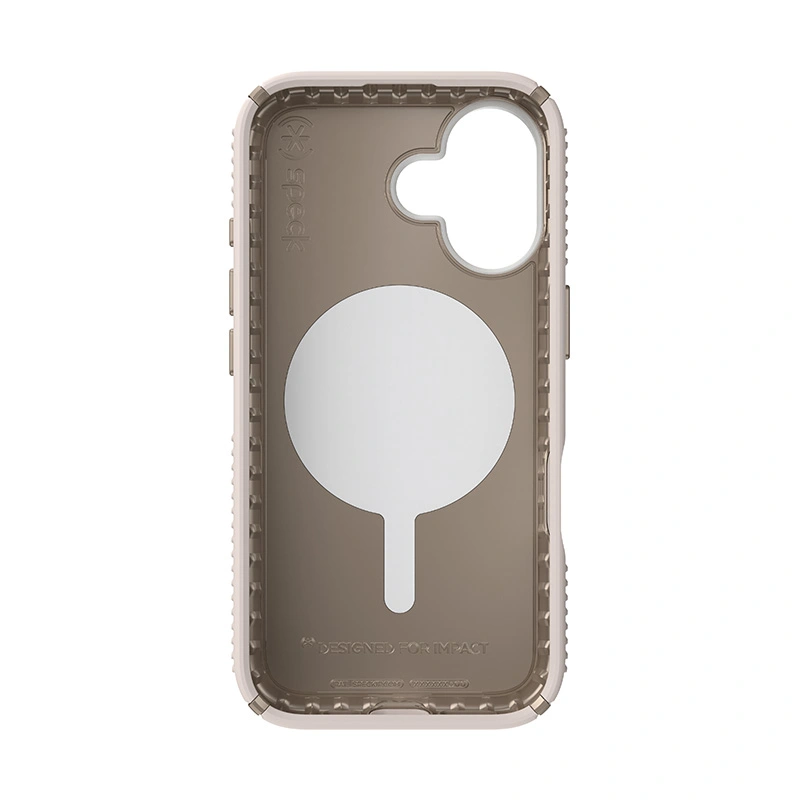 Case Speck Presidio2 Grip ClickLock & MagSafe Apple iPhone 16 (Bleached Bone / Heirloom Gold / Hazel Brown)